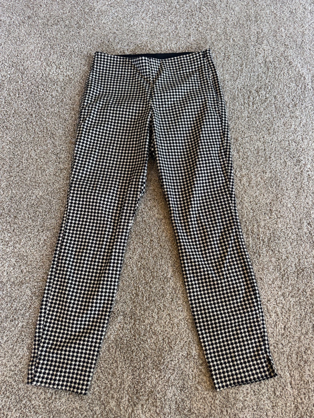 Old Navy Black & White Houndstooth Dress Pants